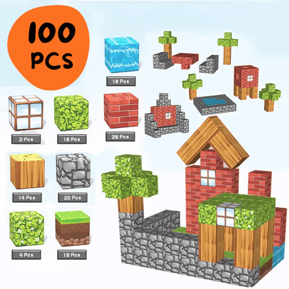 PixelToys - 100pcs Set Kubus Magnetik